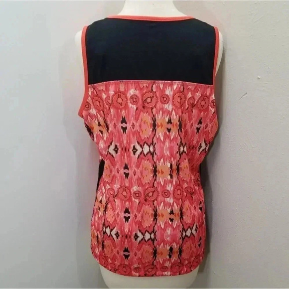 {B Sport} Ikat Print Activewear Tank Top - Picture 3 of 8